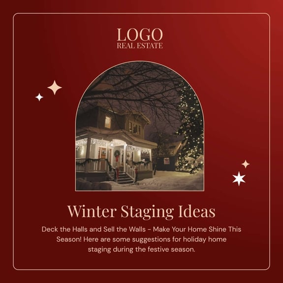 Free carousel  winter staging ideas template