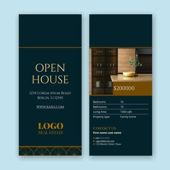 Free real estate – door hanger template