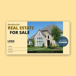 Free real estate – facebook template