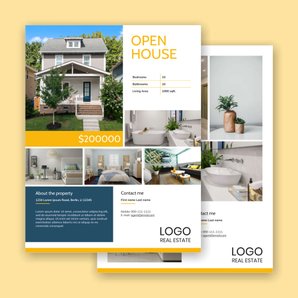 Free real estate – flyer template