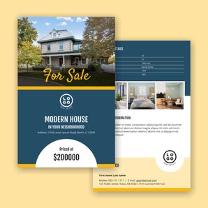 Free real estate – flyer template