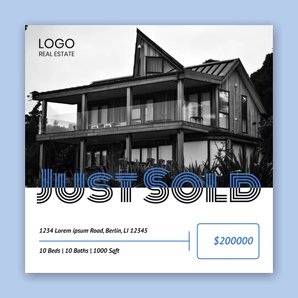 Free real estate – instagram template