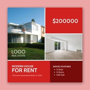 Free real estate – instagram template