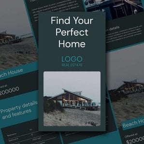 Free real estate – instagram stories template