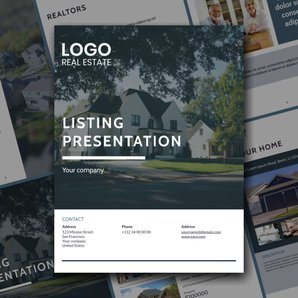 Free real estate – listing presentation – classic template