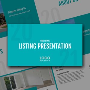 Free real estate – listing presentation – status template