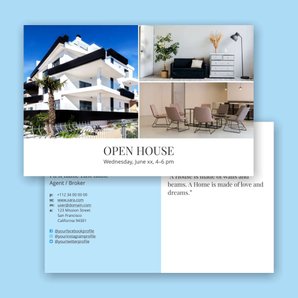 Free real estate – postcard template