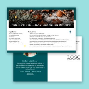 Free real estate – postcard template