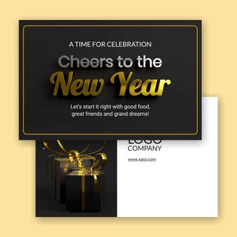 Free real estate – postcard template