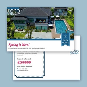 Free real estate – post card template