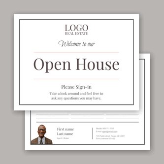 Free open house sign-in sheet template