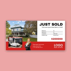 Free real estate – twitter template