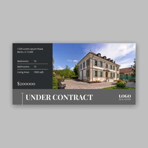 Free real estate – twitter template