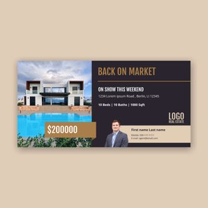 Free real estate – twitter template