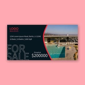 Free real estate – twitter template
