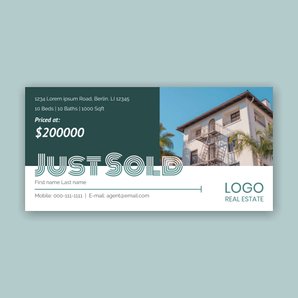 Free real estate – twitter template