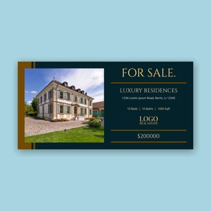 Free real estate – twitter template