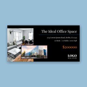 Free real estate – twitter template