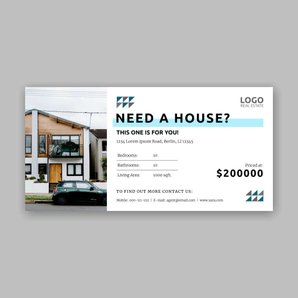 Free real estate – twitter template