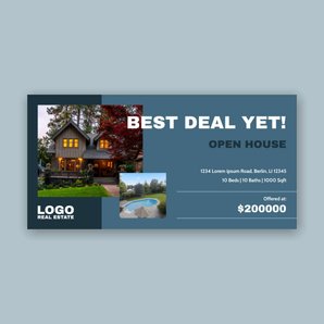 Free real estate – twitter template
