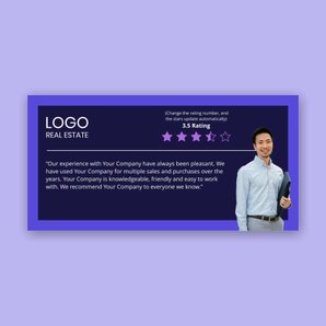 Free real estate – twitter template