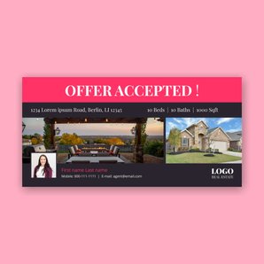 Free real estate – twitter template