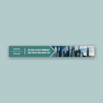 Free real estate – web banner template