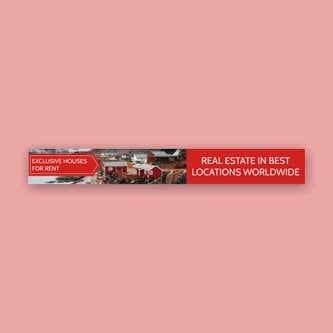 Free real estate – web banner template