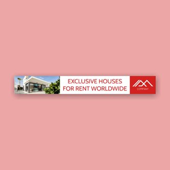 Free real estate – web banner template