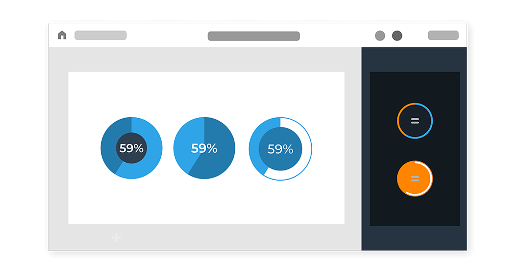 Explain The Difference Between A Table And A Pie Chart