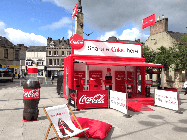 Cola cola advertisement