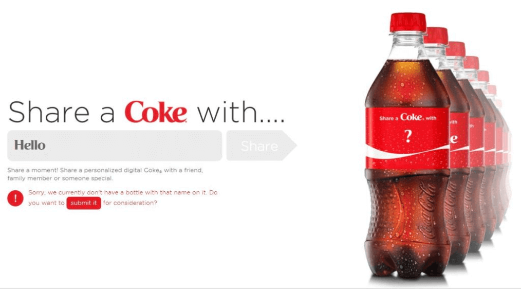 Cola cola brand consistency example