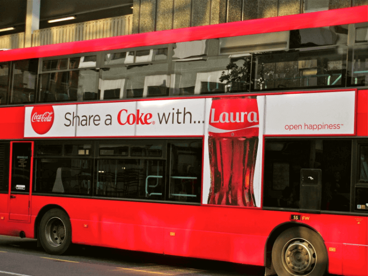 Coca cola branding