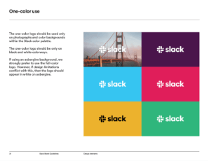 slack color palete