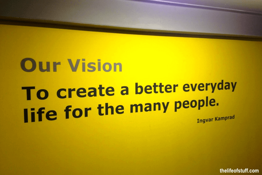 Vision example / To create a bette everyday life for many people