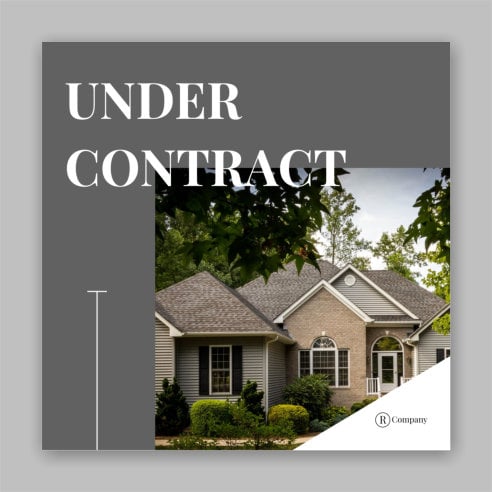 Real Estate Instagram Template Xara Cloud Under Contract