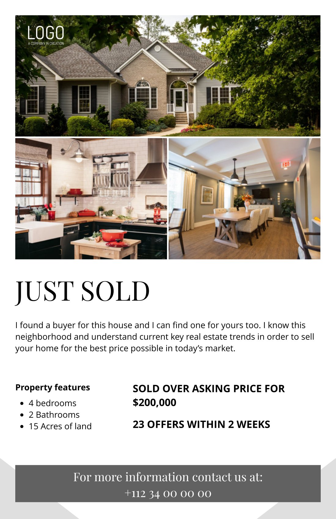 Real Estate Just Sold Flyer Templates Xara Cloud