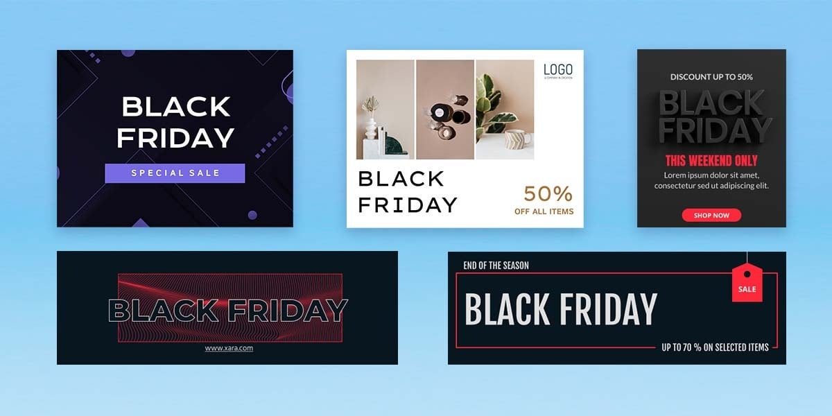 Noteworthy black friday templates