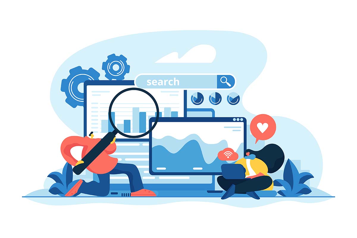 SEO optimization concept vector illustration