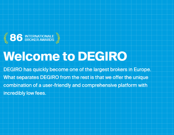 Social Proof Example: DEGIRO 