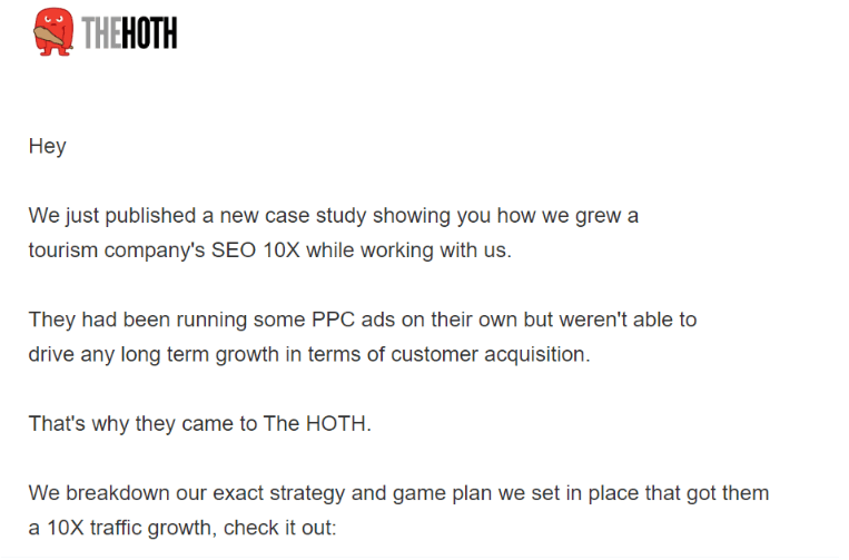Marketing Case Study Example: The Hoth