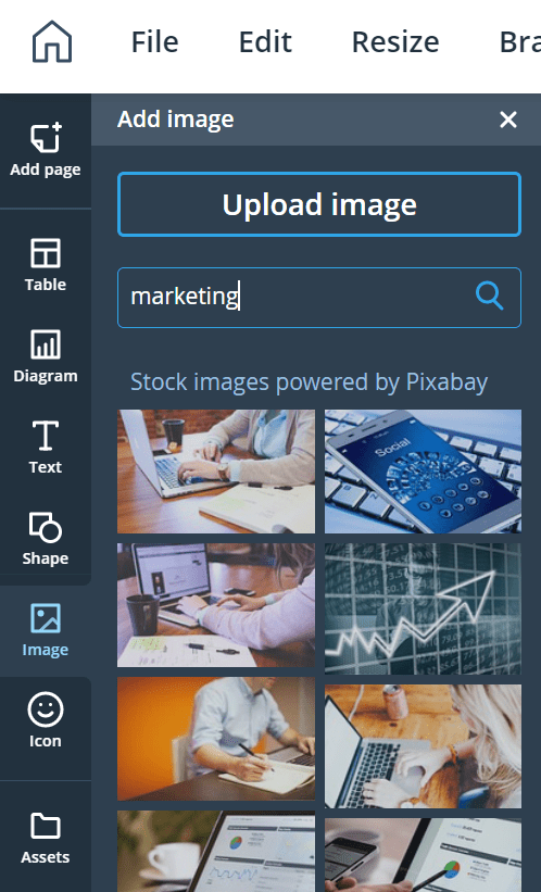 Xara Cloud Upload Marketing Stock Image