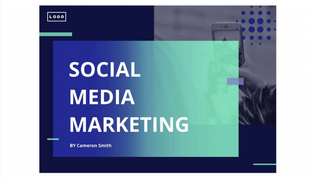 Xara Cloud Social Media Marketing Booklet Template