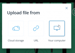 Xara Cloud Upload File Feature