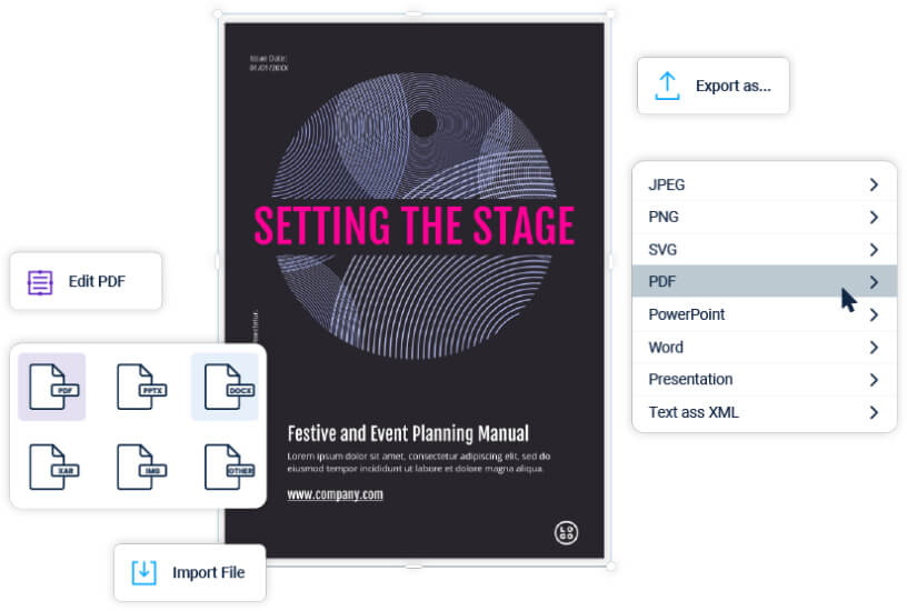 Transform any document: