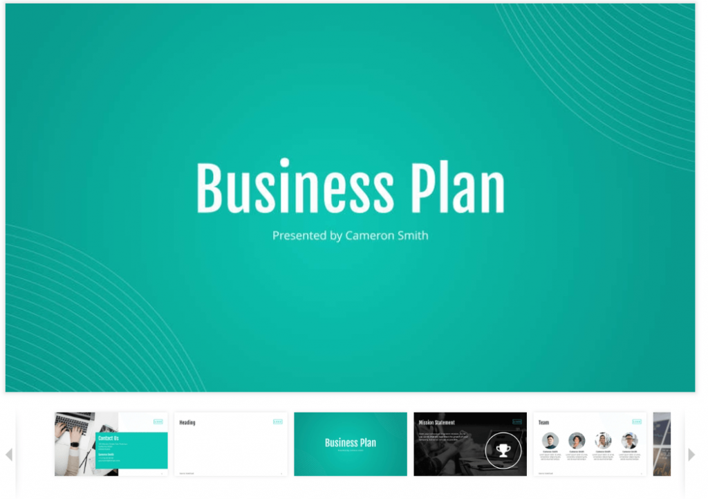 The Business Plan Template
