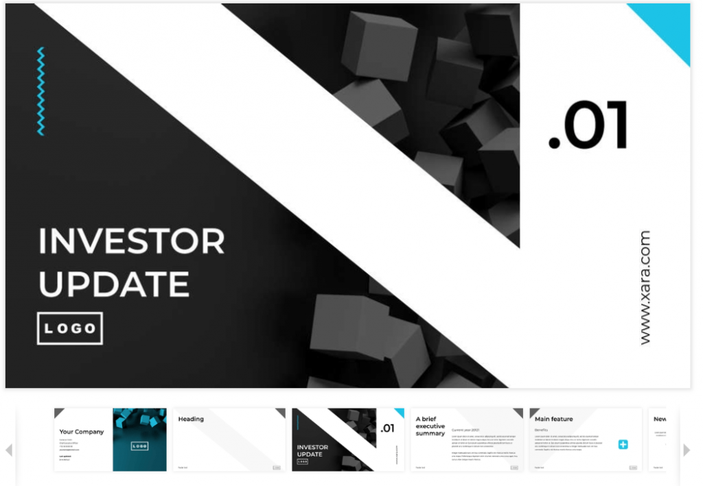 The Investor Update Template