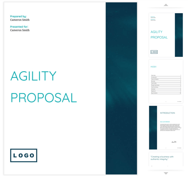 The Simple Proposal For Projects Template