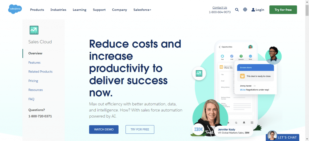 SalesForce Website Overview