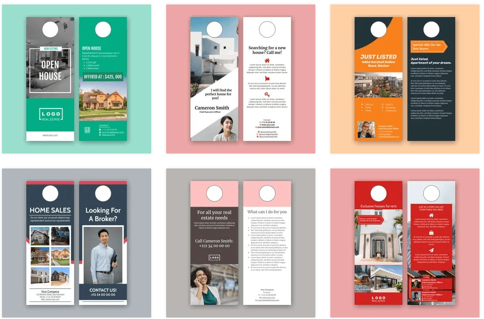 Real Estate Door Hangers Templates from Xara Cloud